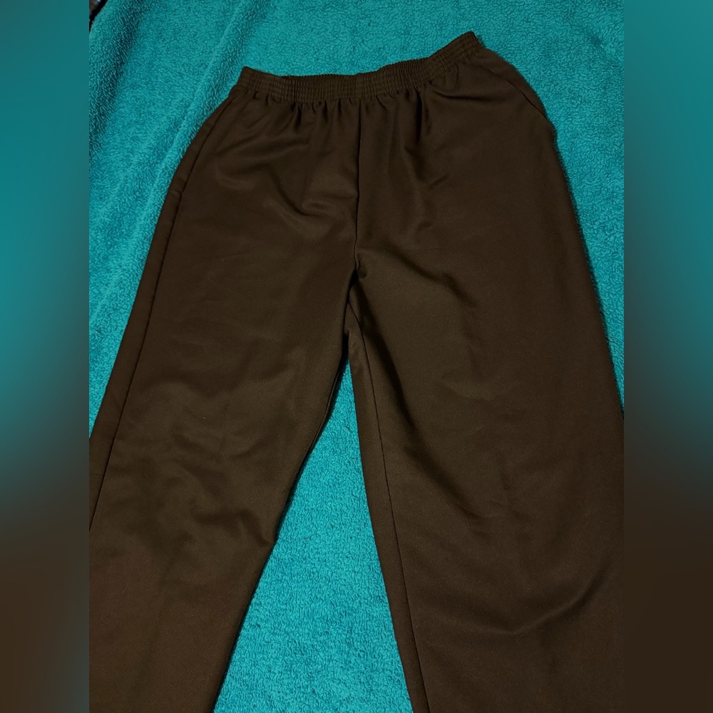 Alfred Dunner Black Straight Leg Pants